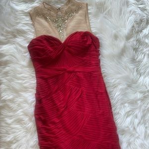 Maroon Adrianna Papell Size 6 Dress